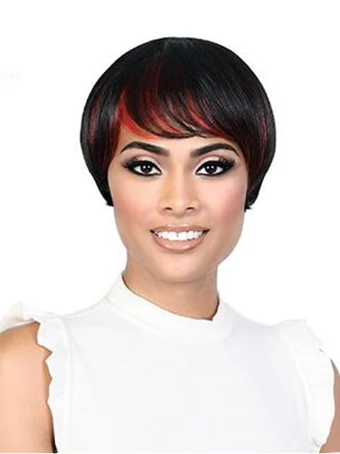 Adjustable - cap short wig for a customized and comfortable fitBeshe Bubble Curlable Wig - BBC JEDA