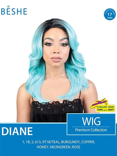 Platinum - blonde short wig for a trendy and eye - catching styleBeshe Hair Premium Wig - DIANE