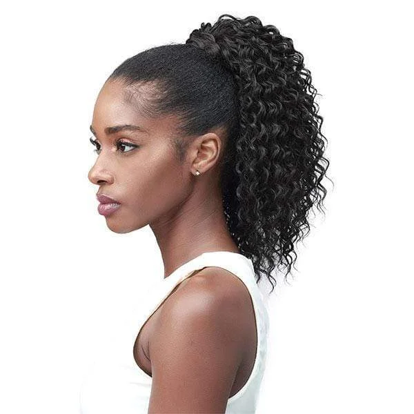 Ponytails for a formal event with a touch of sparkle or beadsBobbi Boss Miss Origin Tress Up Human Hair Blend Ponytail - MOD003 WATER WAVE 14"