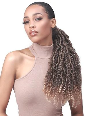 Extension ponytails with a secure elastic base for all - day comfortBOBBI BOSS® - TRESSUP PONYTAIL - MOD042 NU LOCS WATER BOHO 18