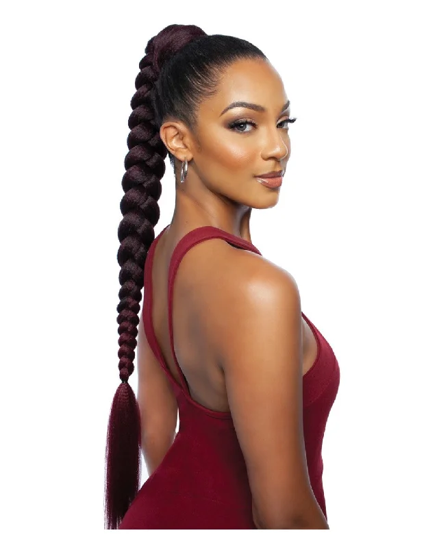 Straight ponytails with a sleek finish for a modern and polished lookBSWNT94 Long Braided WNT 36"