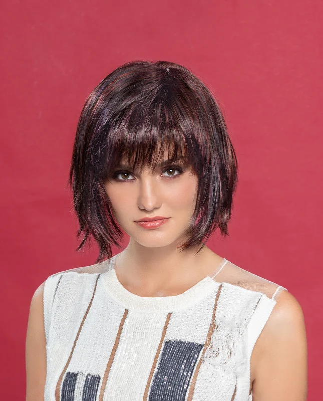 Layered short wig to add volume and dimensionChange Wig by Ellen Wille | Synthetic Hair | Petite/Average Cap