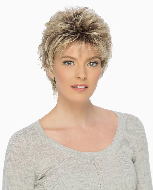 Short wig for daily office wear with a professional lookChrista Wig by Estetica | Synthetic Hair | Average Cap