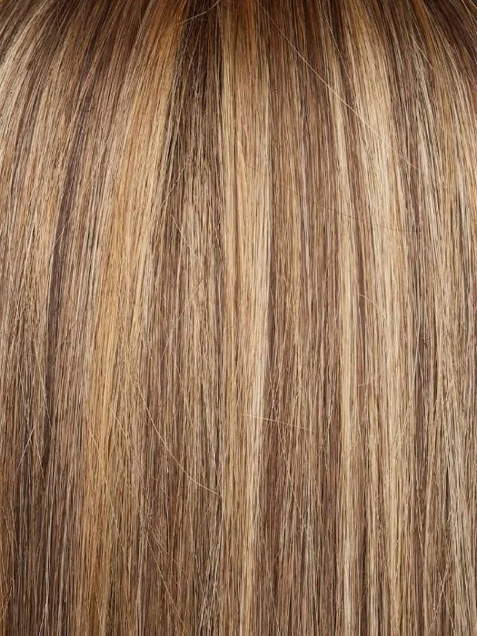 BRONZE-HAZELNUT-R | Dark Brown Root with a blend of Warm Blonde, Cool Light Blonde and Dark Brown