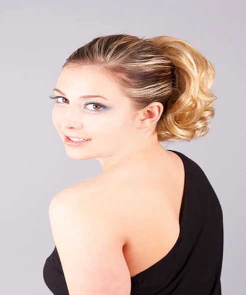 Ponytails for a formal event with a touch of sparkle or beadsDESIGNER HAIR - DORE ME PONYTAIL HAIR