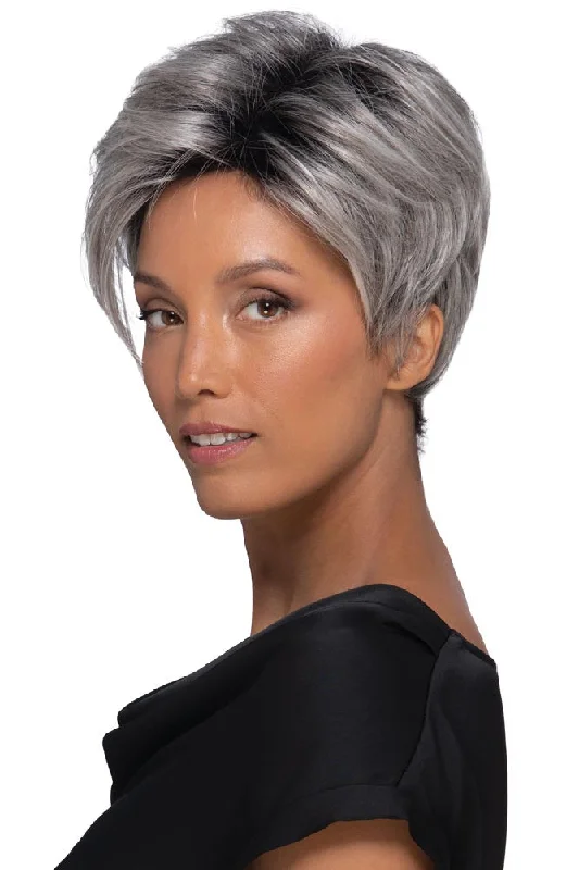 Lace - front short wig for a seamless and realistic hairlineBrady <br>Synthetic Wig