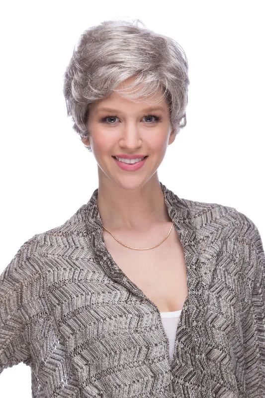 Short wig with a geometric pattern for a unique and fashion - forward designJesse <br>Synthetic Wig