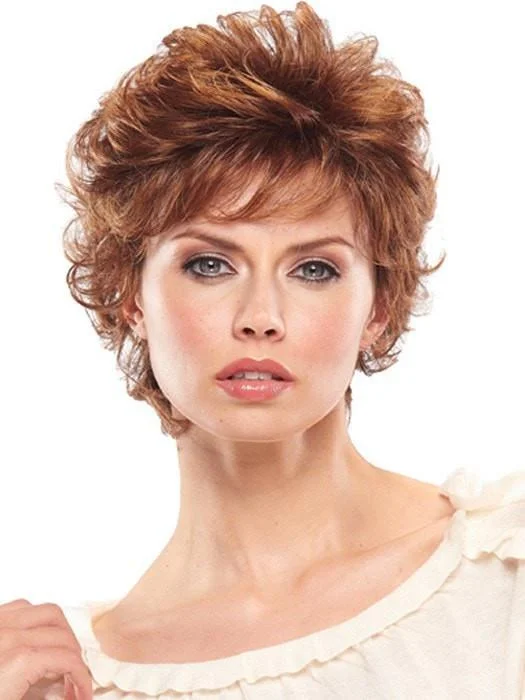 Short wig with a gradient color for a modern and stylish appearancePeaches | Synthetic Wig by Jon Renau