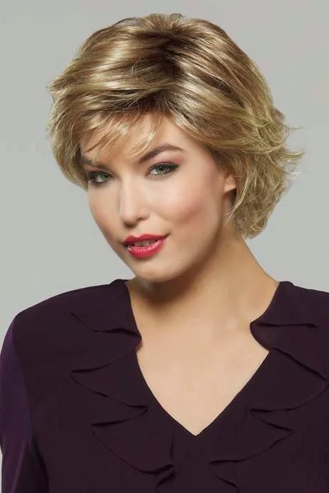 Lace - front short wig for a seamless and realistic hairlineHenry Margu Wigs - Gabby (#2450)