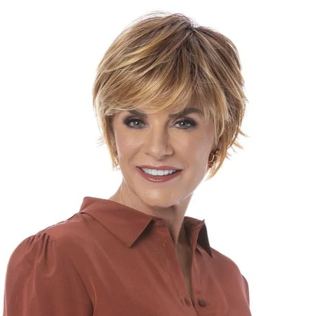 Short wig with a pixie cut for a bold and edgy lookImpressive Wig by Toni Brattin | Heat Friendly Synthetic Hair | Average Cap