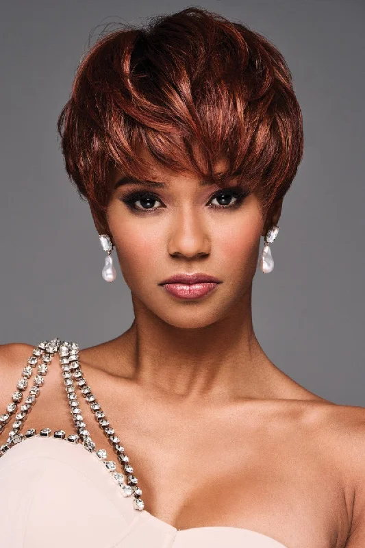 Short wig for daily office wear with a professional lookKim Kimble Wigs - Jada