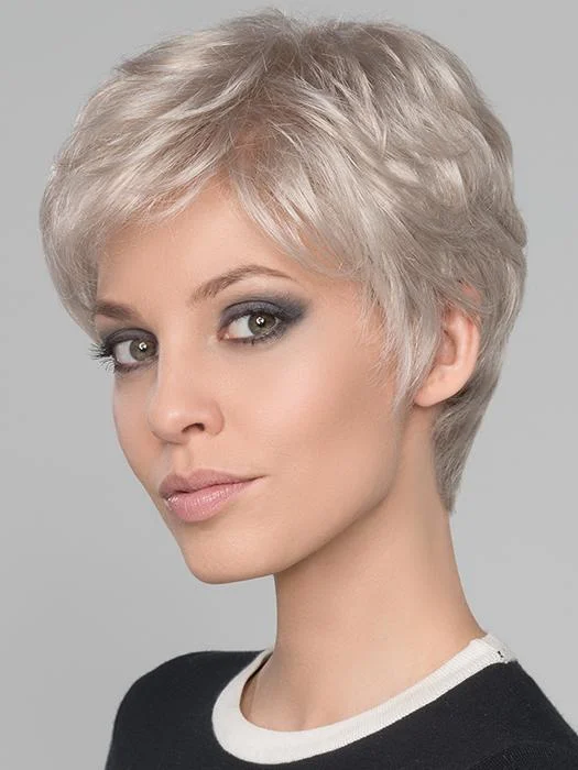 Short wig with a pixie cut for a bold and edgy lookLight Mono | Synthetic (Mono Top) Wig by Ellen Wille