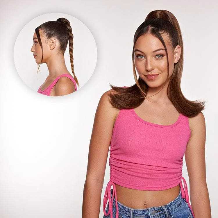 Extension ponytails with a secure elastic base for all - day comfortLola Ponytail Extension