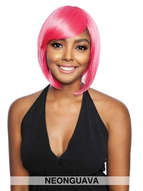 Short wig for daily office wear with a professional lookMane Concept Red Carpet Full Wig - RCP1018 NEON BOB 02