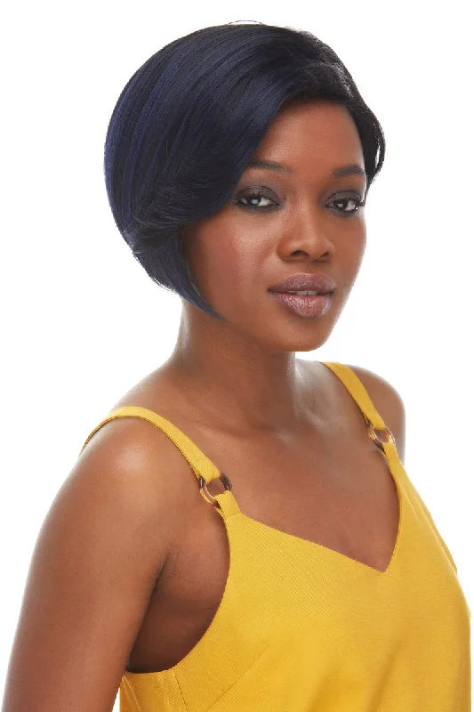 Lace - front short wig for a seamless and realistic hairlineAnita <br>Synthetic Lace Part Wig