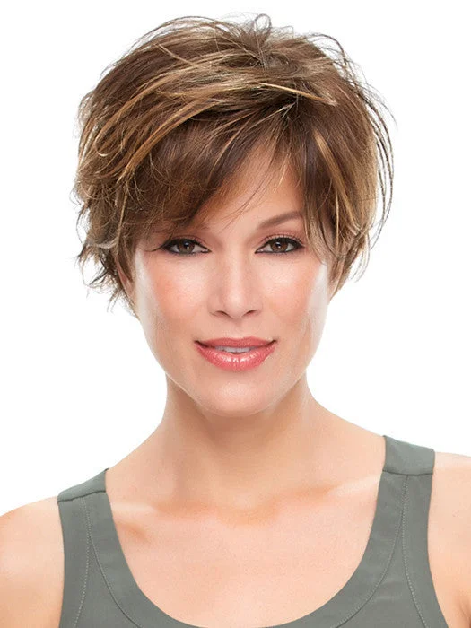 Synthetic short wig with a natural - looking shineMariska Petite | Synthetic Lace Front (Hand-Tied) Wig by Jon Renau