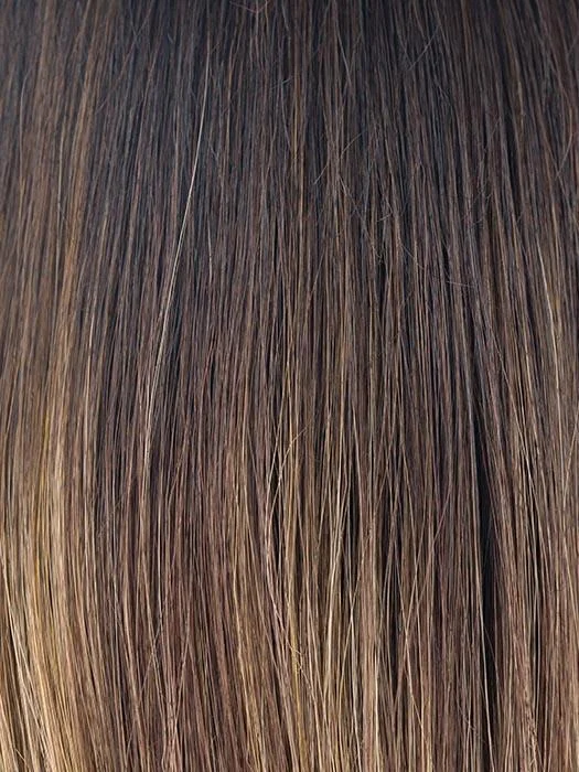 MARBLE-BROWN-LR | Dark Brown Roots with Medium Brown and Light Honey Brown