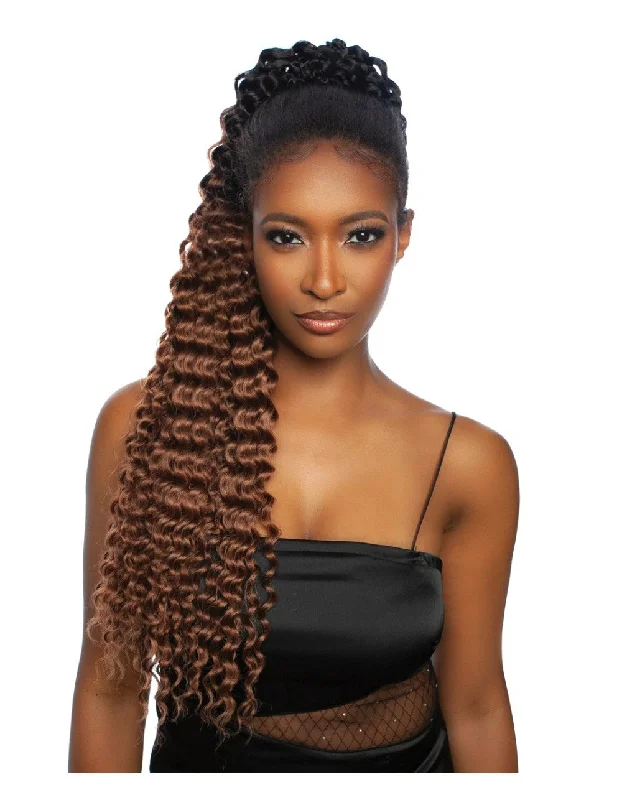 Braided ponytails with intricate patterns for an ethnic - inspired lookMBCP01 - DEEP TWIST 30"