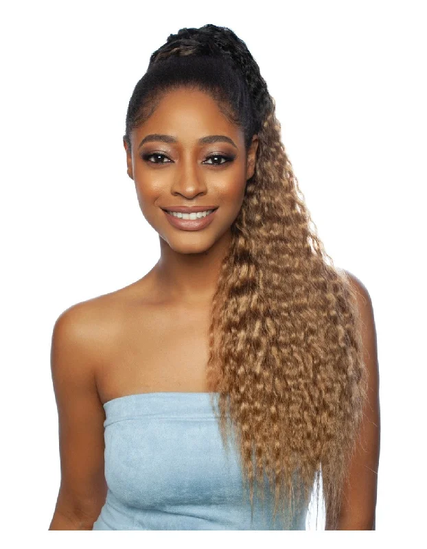 Human hair ponytails with a natural shine for a luxurious lookMBCP02 - Super wave 26"