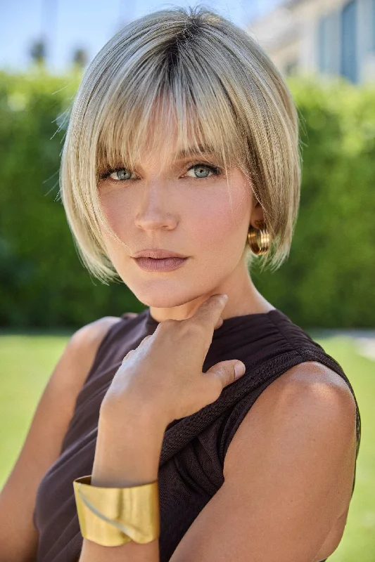 Short wig made from high - quality human hair for a luxurious feelMeadow | Synthetic Wig by Noriko