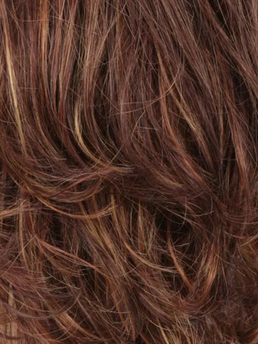 R32/33/40F | Dark Brown, Dark Auburn With Medium Golden Blonde Frost