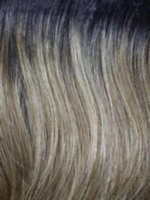 PEANUT-BUTTER-SWIRL | Warm Light Brown with Beige Highlights and Medium Brown Root