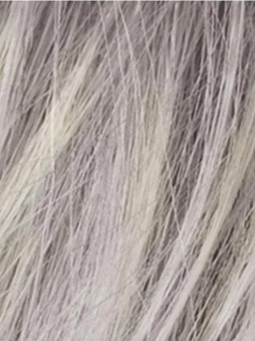 SILVER BLONDE ROOTED | Pure silver white blended with light ash blonde