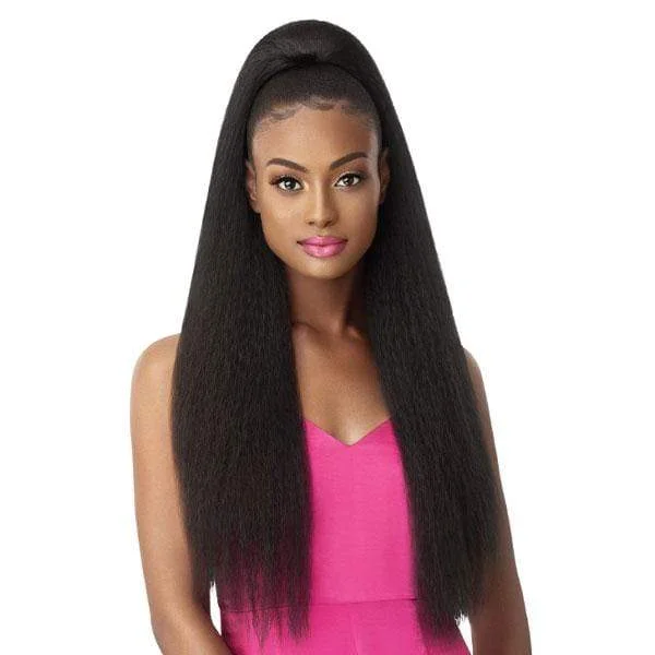 Clip - on ponytails for a quick and convenient hair changeOutre Pretty Quick Synthetic Drawstring Ponytail - ANNIE 30"