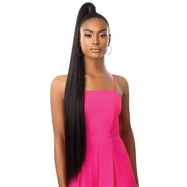 Ponytails with adjustable length for a customized fitOutre Pretty Quick Synthetic Wrap Ponytail - SLEEK STRAIGHT 36"