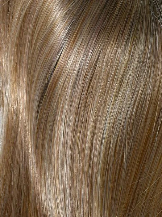 GOLDEN NUTMEG | Medium Brown roots with overall Warm Cinnamon base and Golden Blonde hightlights