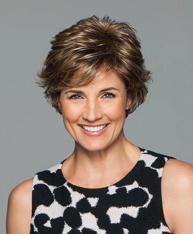 Short wig with a side - swept bang for a sophisticated and flattering stylePerk PETITE | Synthetic Wig by Gabor