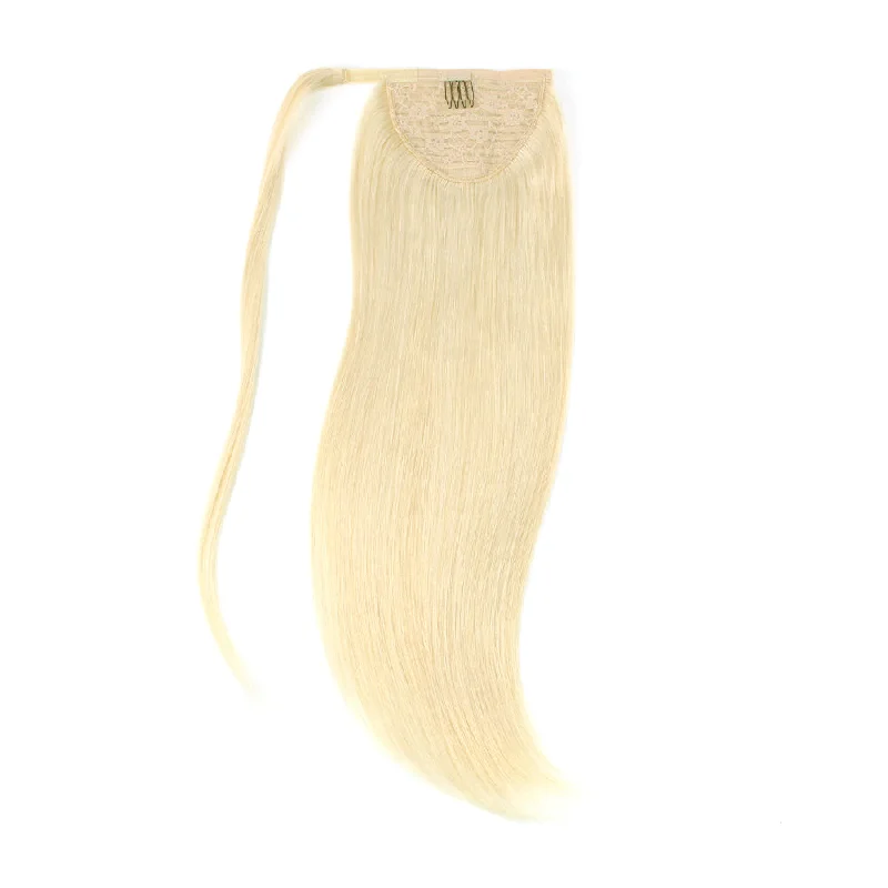 Clip - on ponytails for a quick and convenient hair changePonytail Extensions 613# Beach Blonde