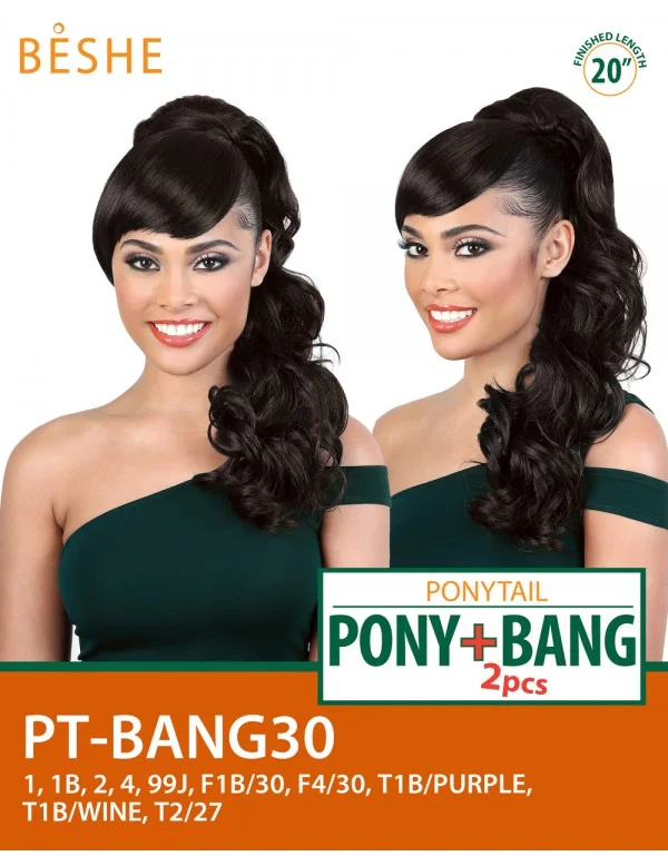 Ombre ponytails with a seamless color transition for a unique stylePT Bang 30"