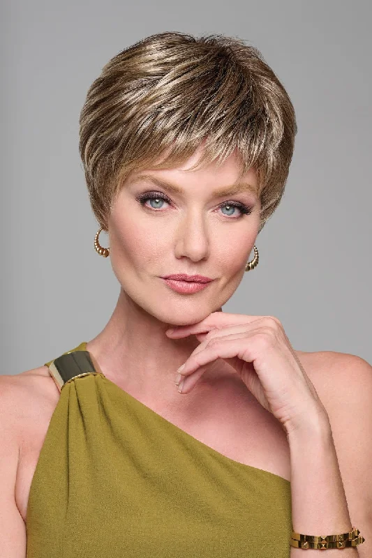 Short wig with a side - swept bang for a sophisticated and flattering styleRaquel Welch Wigs - Winner Premium