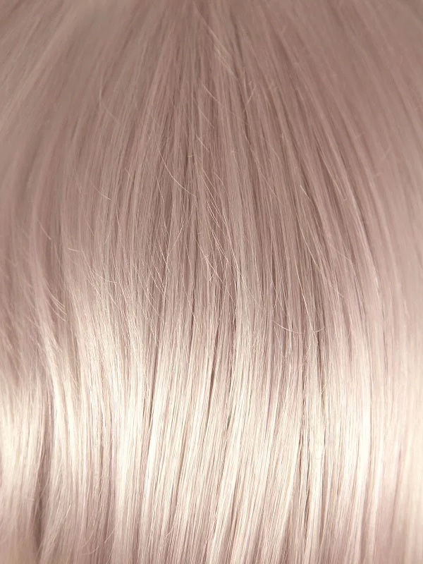 Pastel Pink | Silver Blonde with Subtle Pink Highlights