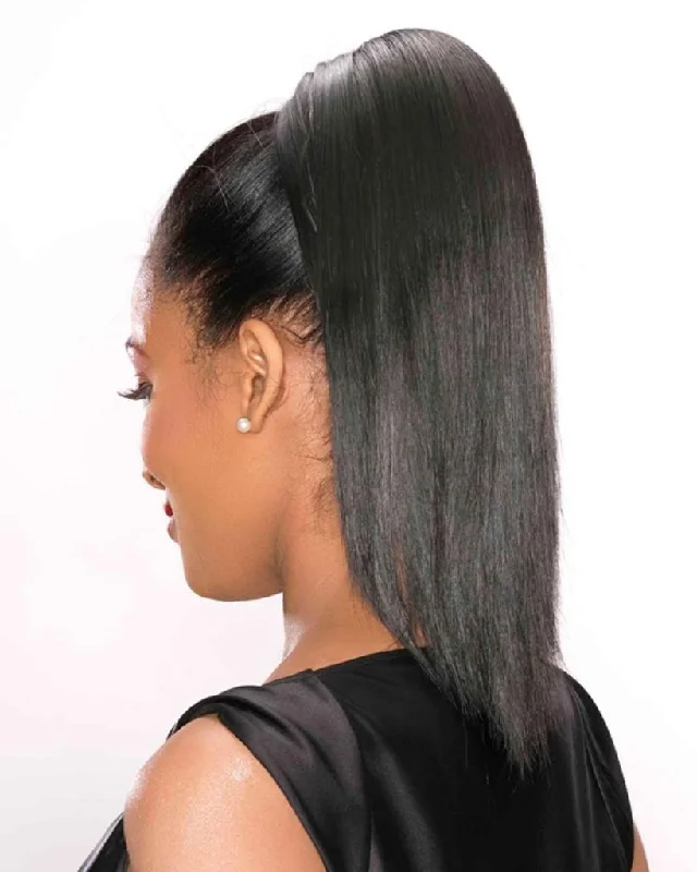 Clip - on ponytails for a quick and convenient hair changeSebina - Carefree Drawstring Pony Tail