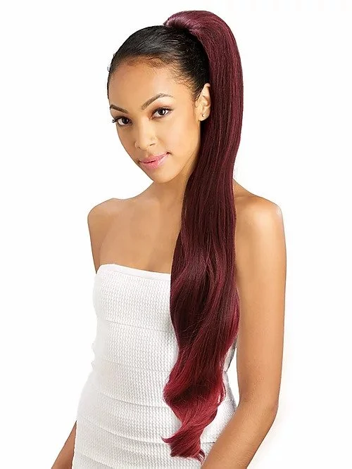 Ponytails with a natural - looking scalp for a more realistic appearanceSens Sens Glam Wave Ponytail 30"