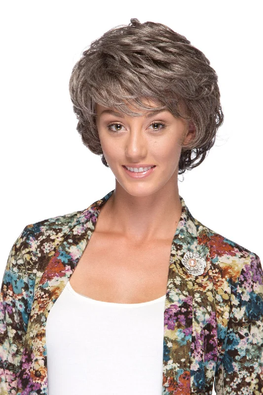 Heat - resistant short wig for easy styling with hot toolsPaula <br>Synthetic Wig