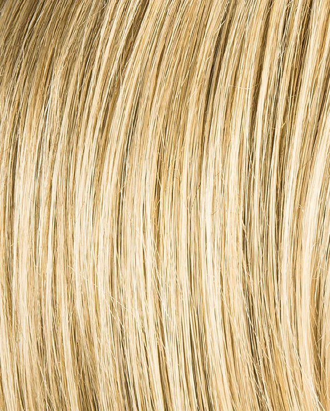 Caramel Rooted | Medium Gold Blonde and Light Gold Blonde Blend with Light Brown Roots