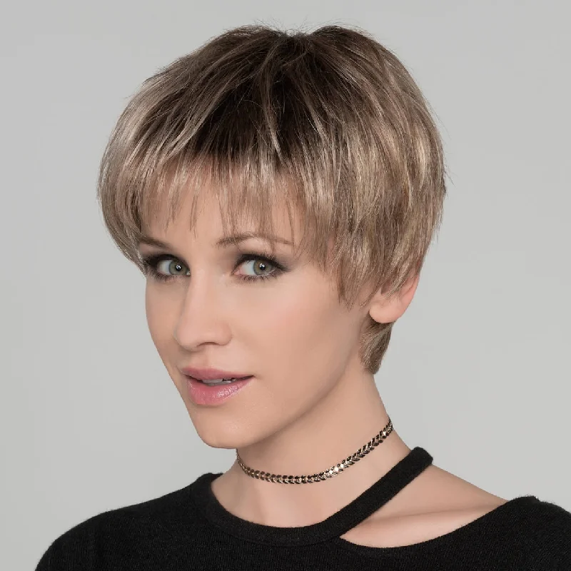 Short wig with a gradient color for a modern and stylish appearanceStop Hi Tec by Ellen Wille (Basic Cap-Mono Crown Wig)