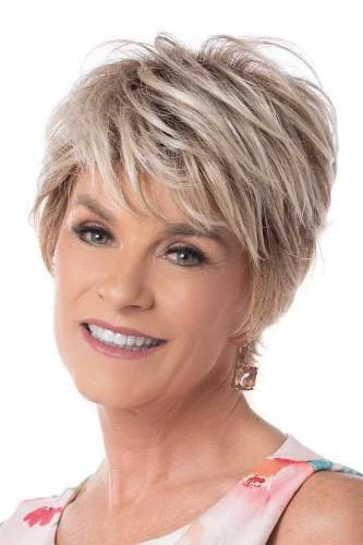 Heat - resistant short wig for easy styling with hot toolsToni Brattin Wigs - Anytime Plus HF #345