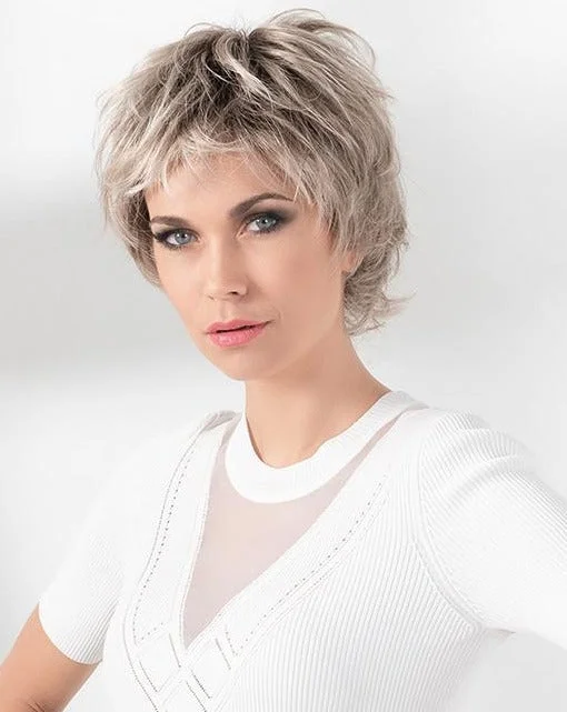 Monofilament - cap short wig for a breathable and natural - looking scalpVanity Wig by Ellen Wille | Synthetic Hair | Petite/Average Cap