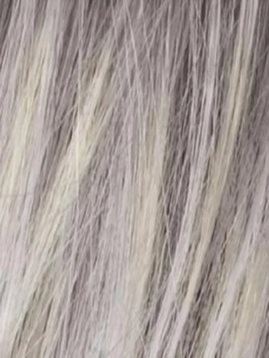 Silver Blonde Rooted | Medium Honey Blonde, Light Ash Blonde, and Lightest Reddish Brown blend with Dark Roots