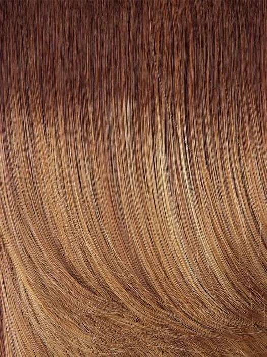 14/25SS HONEY GINGER | Dark Strawberry Blonde Blended With Pale Gold Blonde and Medium Brown Roots