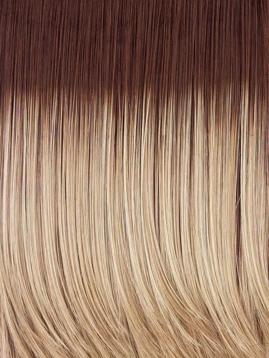 14/88SS SHADED GOLDEN WHEAT | Dark Blonde Evenly Blended with Pale Blonde Highlights and Dark Roots