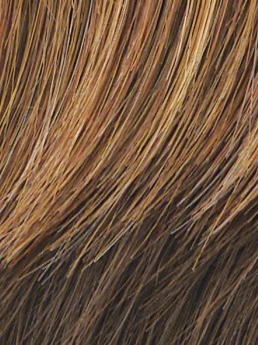 R829S+ GLAZED HAZELNUT | Medium Brown With Ginger Red Highlights