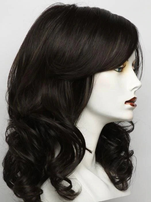 RL2/4 OFF BLACK | Black Evenly Blended with Dark Brown Highlights