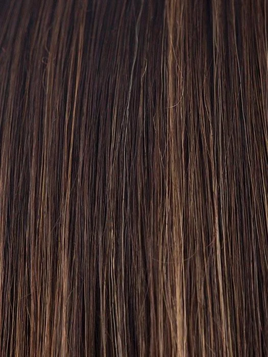 COFFEE-LATTE | Dark brown with dark brown & honey brown blended highlights