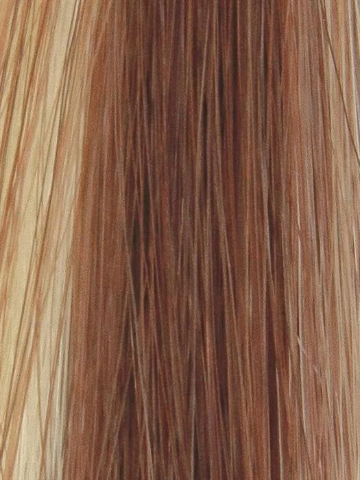 MISTY SUNRISE | Gold Blonde, Light Blonde Blend w/ Med Auburn Highlights