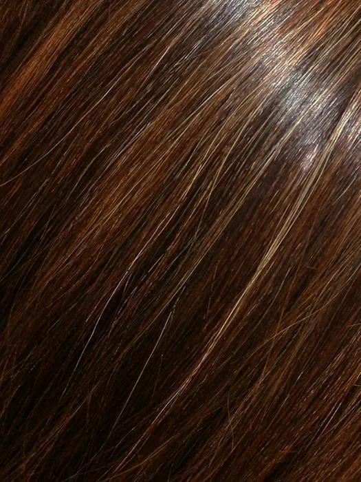 FS4/33/30A MIDNIGHT COCOA | Dark Brown, Med. Brown & Med. Red Brown/Blonde Blend w/ Bold Highlights